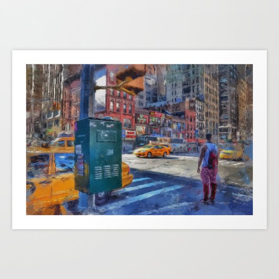 Nyc Times Square Manhattan Brooklyn New York City Decor Wall Art