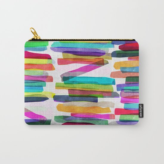 Colorful Stripes 5 Carry-All Pouch