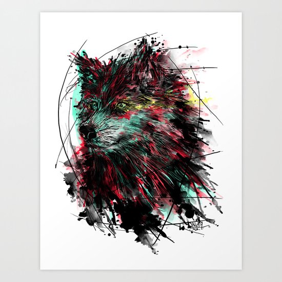 N WOlfie Art Print