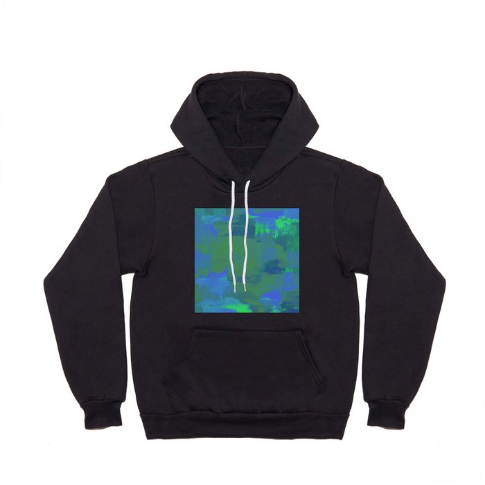 A Different View Of Earth - Abstract, textured, globe painting Hoody