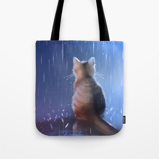 under rainy days like these Tote Bag