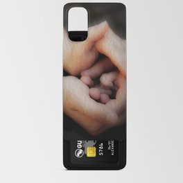 Mother special gift, baby hands in mom's hands Android Card Case