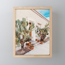 Cactus Entrance  Framed Mini Art Print