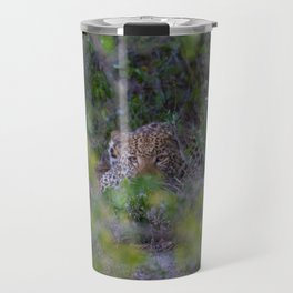 Leopard Staring Contest Travel Mug