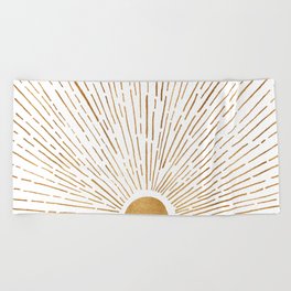 Let The Sunshine In Beach Towel