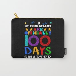 Day Of School 100th Smarter 100 Teacher 3rd Grader Carry-All Pouch