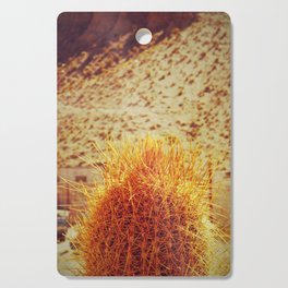 Brown cactus desert | Cacti close-up | Trendy exotic plants Cutting Board