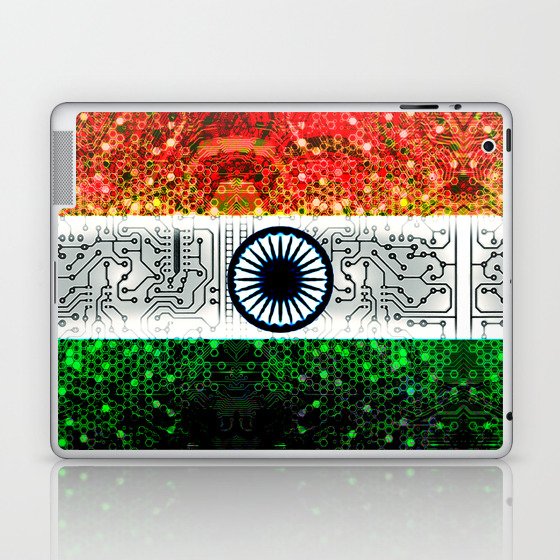 circuit board india (flag) Laptop & iPad Skin