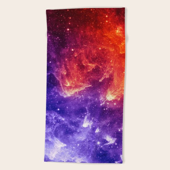 Nebula Beach Towel