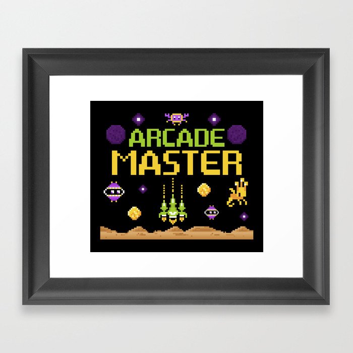Arcade Master Framed Art Print