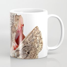 A Chameleon With Open Mouth Isolated Coffee Mug