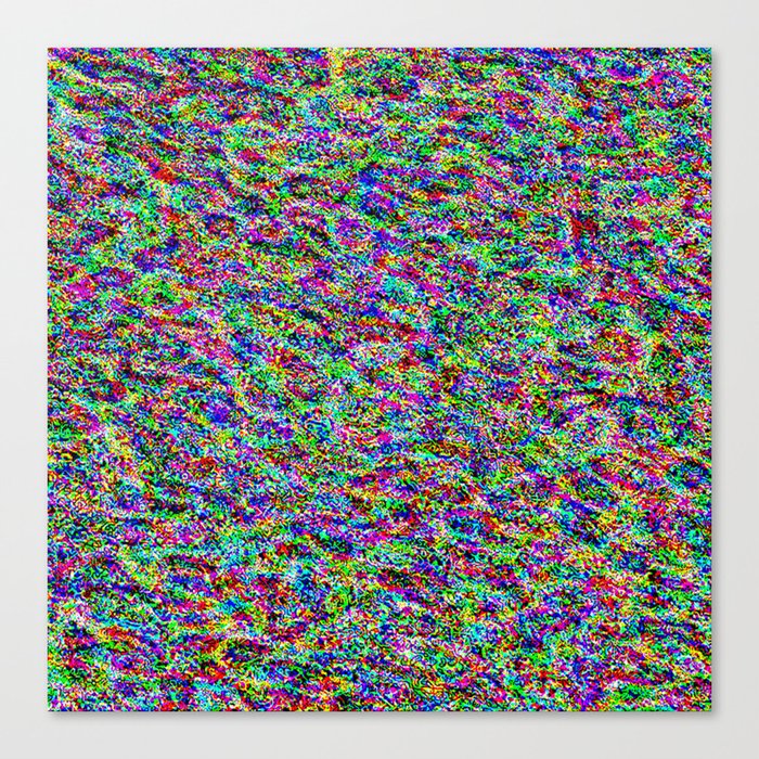 Rainbow Forest Abstract Design Canvas Print