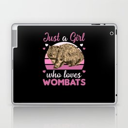 Just A Girl Who Loves Wombats - Cute Wombat Laptop Skin
