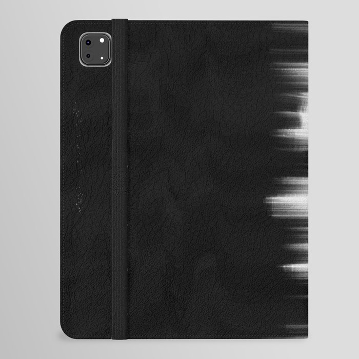 Modern Abstract Black and White No7 iPad Folio Case