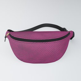 Black Dots on Pink Background Fanny Pack