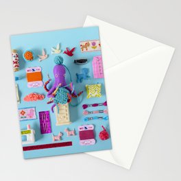 Miniature Collage: Crafting Stationery Card