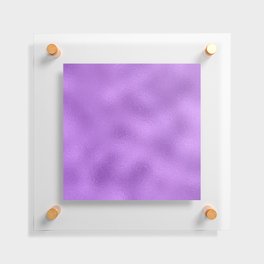 Purple Neon Glass Foil Modern Collection Floating Acrylic Print