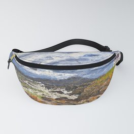Wind swept sea Anglesey Gromlech Fanny Pack