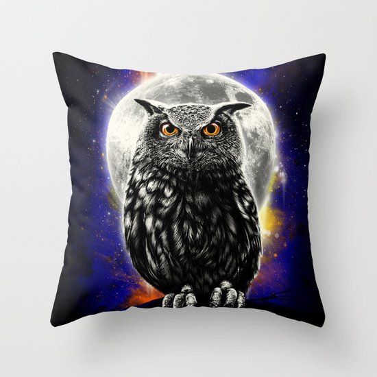 'The Watcher' Throw Pillow