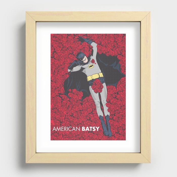 American Batsy Recessed Framed Print