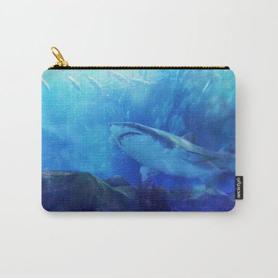 Make Way for the Great White Shark King Carry-All Pouch