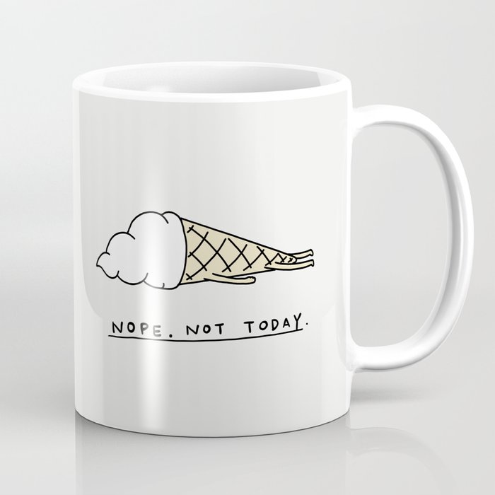 Nope Ice Cream Coffee Mug