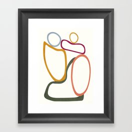 Colorful Flow III Framed Art Print