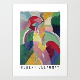La Parisienne - Robert Delaunay - Art Poster Art Print