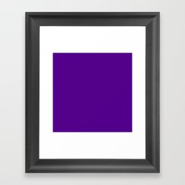 Purple-Indigo Pigment Framed Art Print