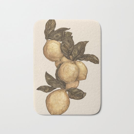 Lemons Bath Mat