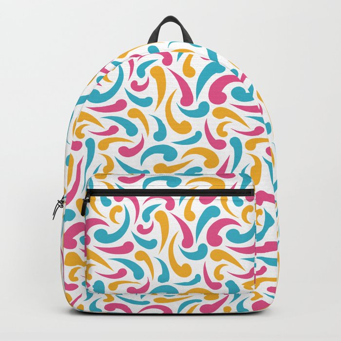 Bright Abstract Swirls Backpack