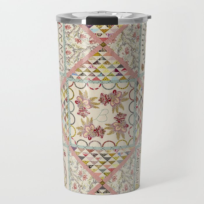 Auntie Green's Coverlet Quilt Travel Mug