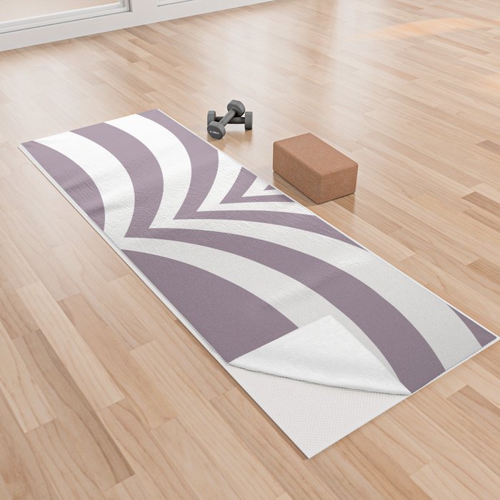 Light purple hills Yoga Towel