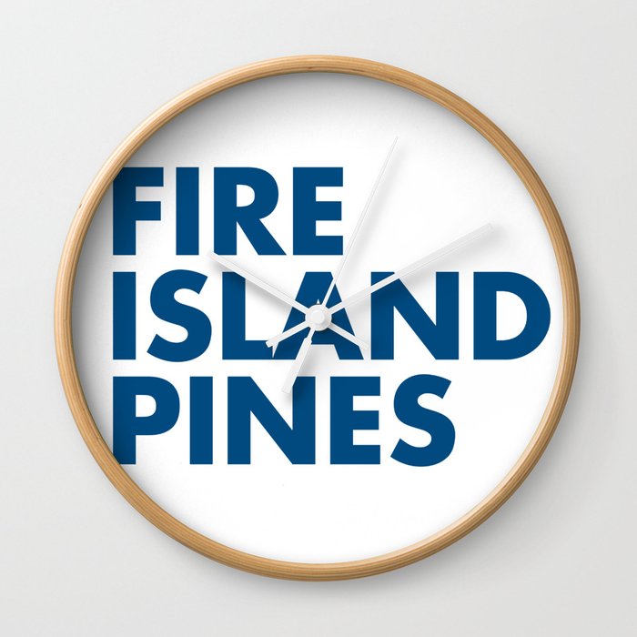 FIRE ISLAND PINES Wall Clock