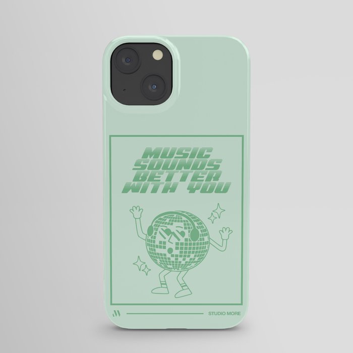 Music Sounds Better With You iPhone Case