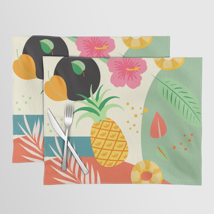 Midcentury Tropical Vibes Placemat