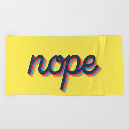 Nope Beach Towel