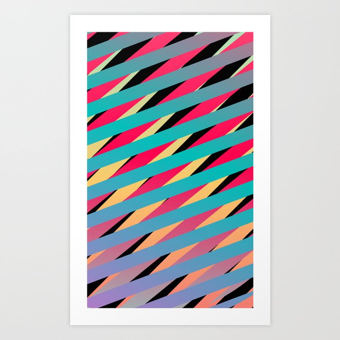 LINE01 Art Print