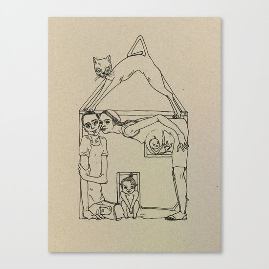 Home Canvas Print
