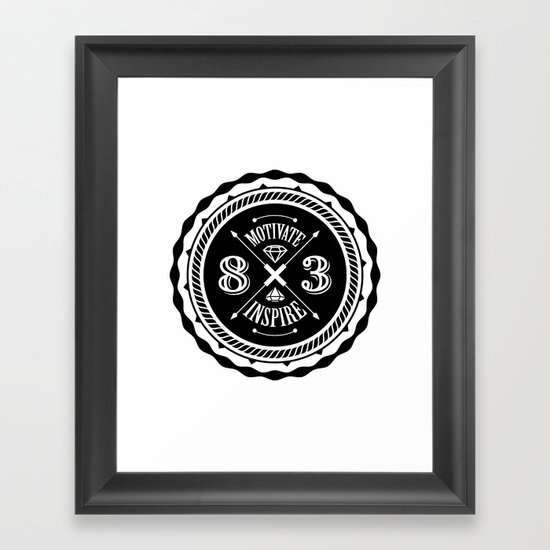 Motivate & Inspire Framed Art Print