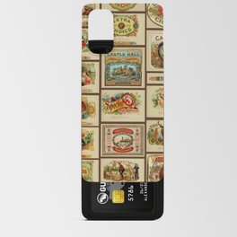 Vintage cigar box labels Android Card Case