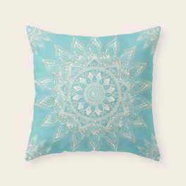light teal pillows