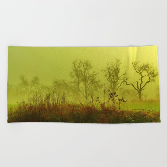 Fairies Nebula Beach Towel