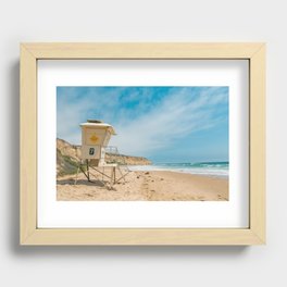 California Lifeguard Stand Recessed Framed Print