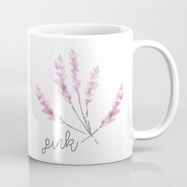 Pink tall flowers Coffee Mug