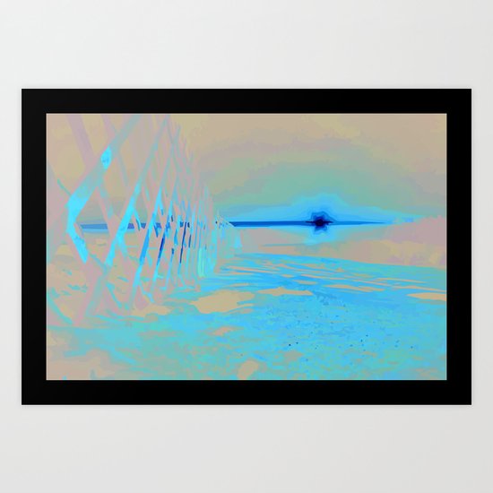 Sunrise Sets Art Print