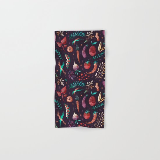 Veggies Hand & Bath Towel