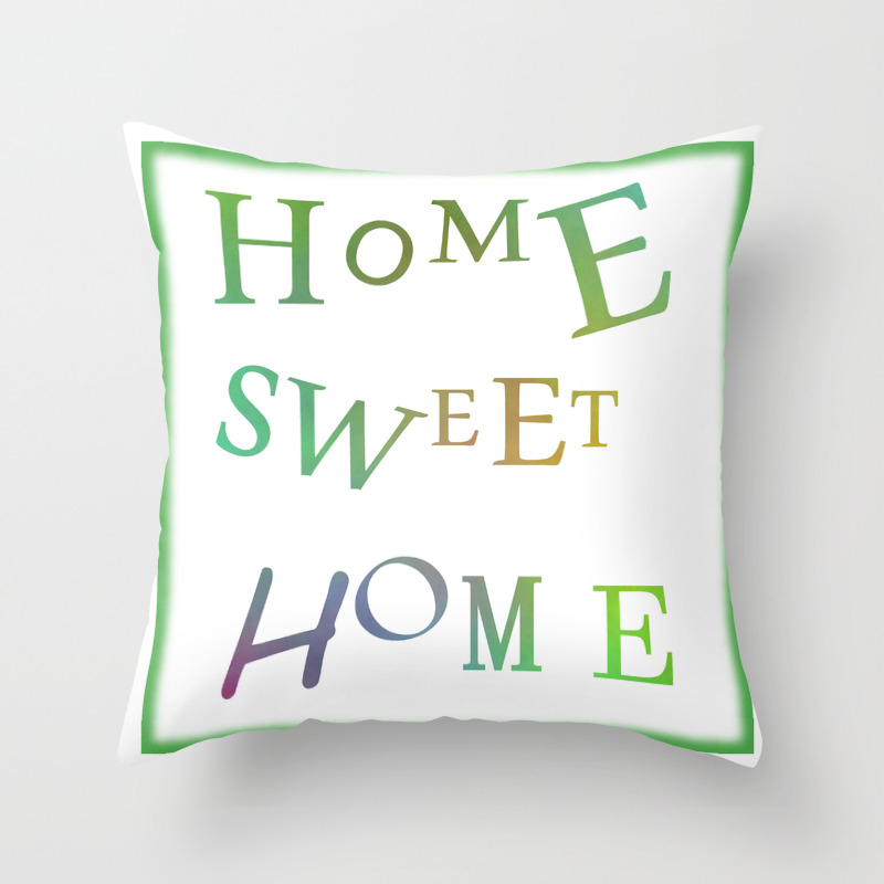 Home Sweet Home 2 Throw Pillow By Kathleensartoris Society6