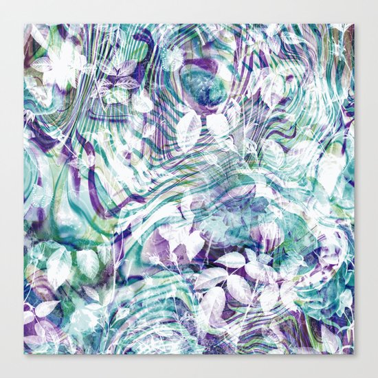 Leaf pattern Canvas Print