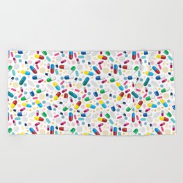 Happy Pills Beach Towel